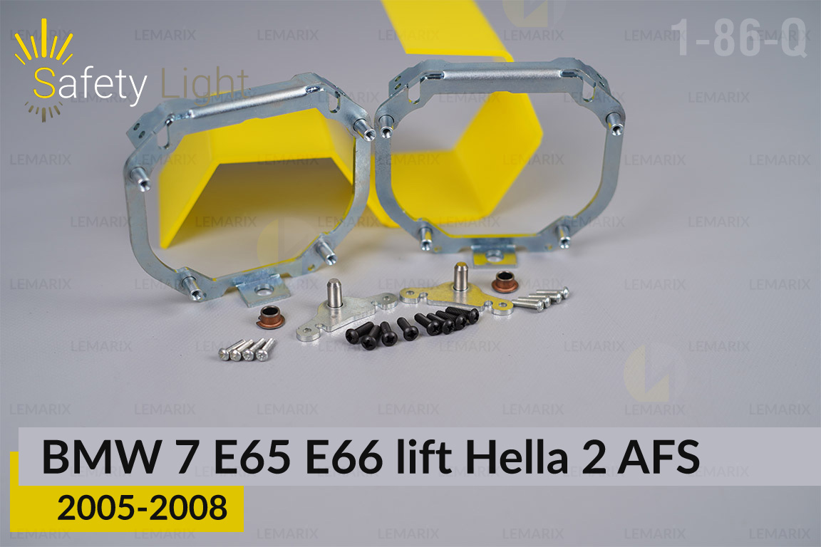 Переходная рамка для BMW 7 E65 E66 Hella 2 AFS (2005-2008) рест