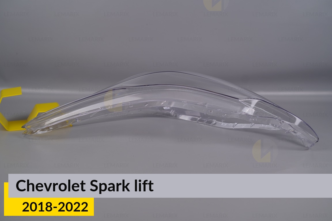 Стекло фары Chevrolet Spark (2018-2022) рест левое