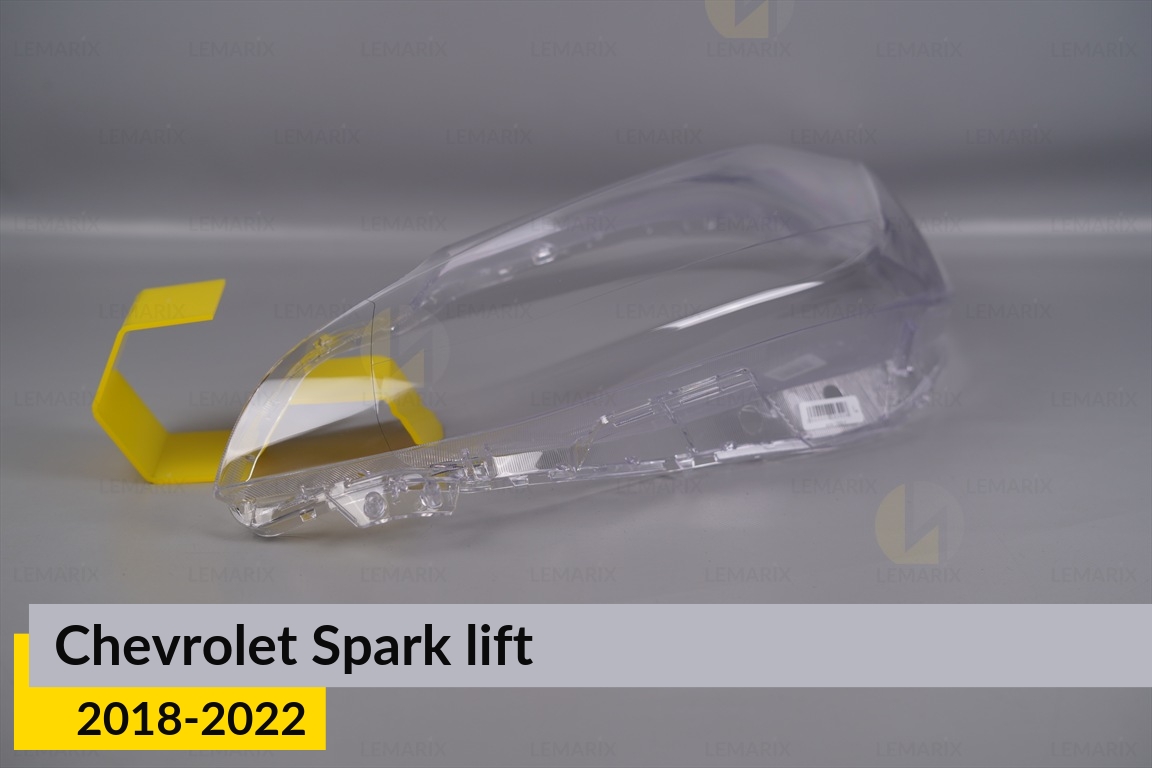 Стекло фары Chevrolet Spark (2018-2022) рест левое