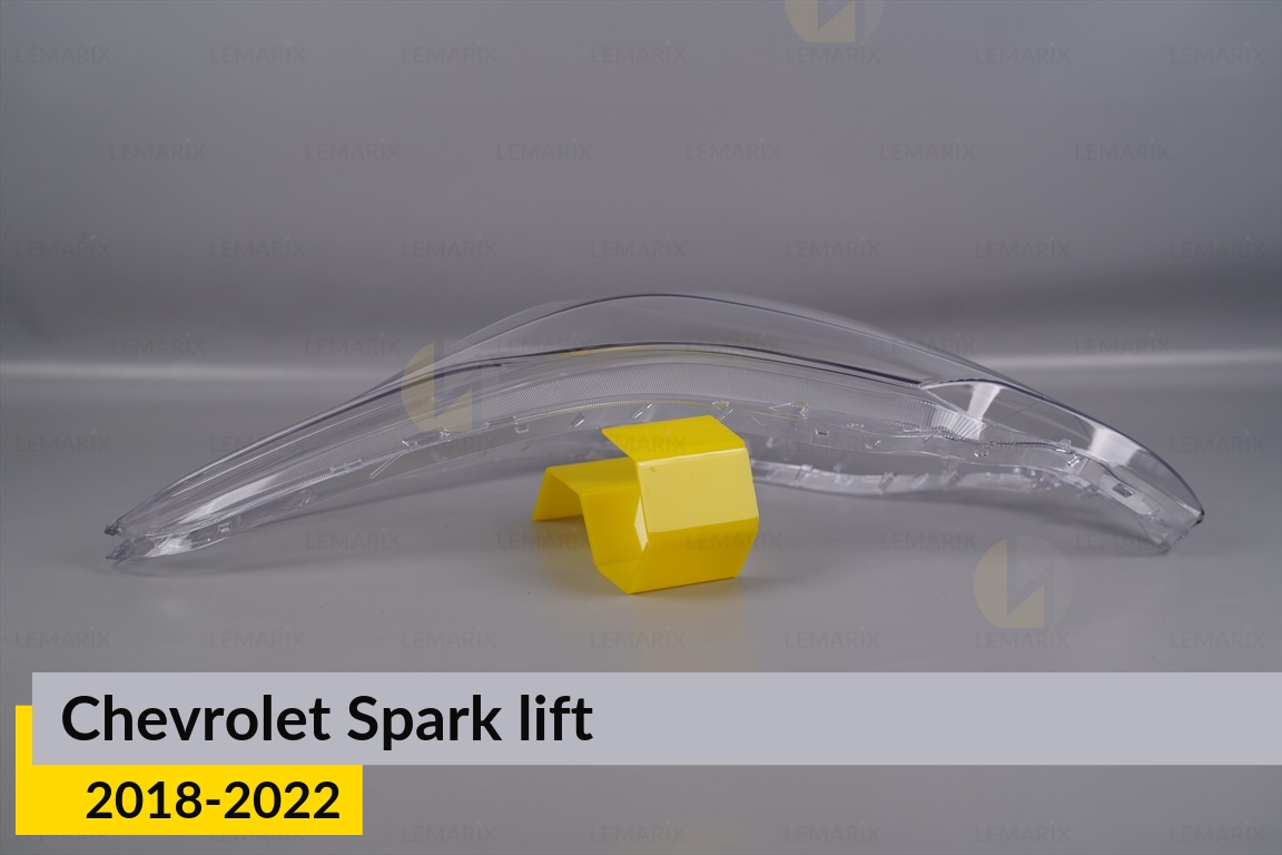 Стекло фары Chevrolet Spark (2018-2022) рест левое