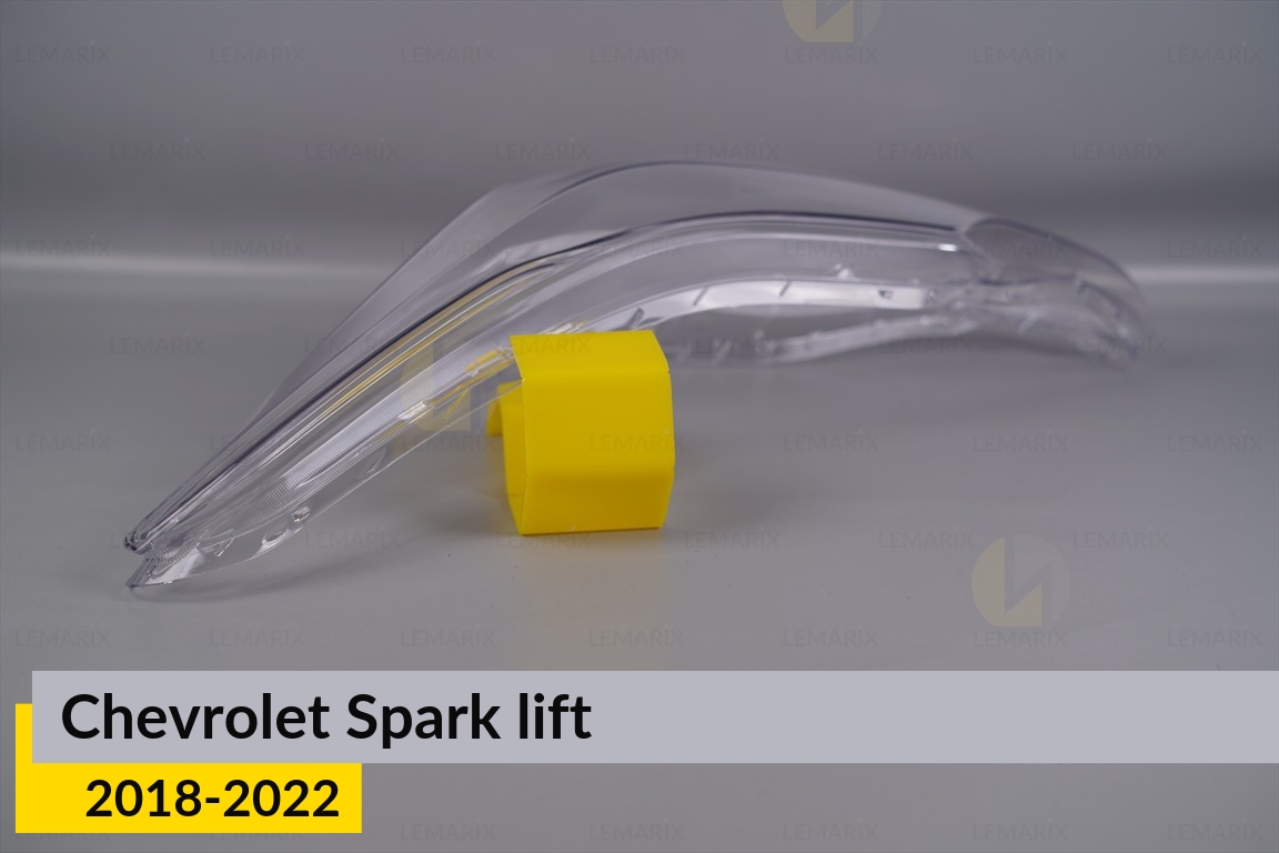 Стекло фары Chevrolet Spark (2018-2022) рест левое