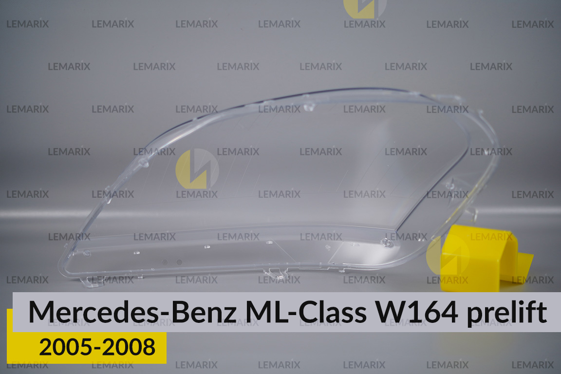 Стекло фары Mercedes-Benz ML-Class W164 (2005-2008) дорест правое