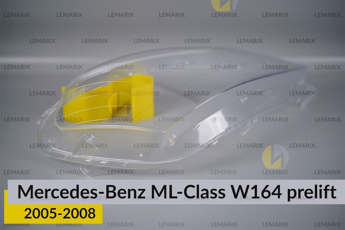 Стекло фары Mercedes-Benz ML-Class W164 (2005-2008) дорест правое