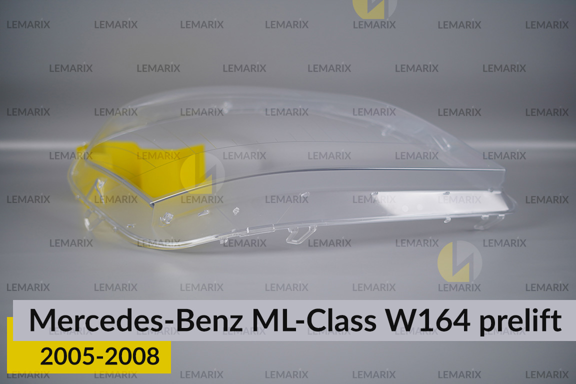 Стекло фары Mercedes-Benz ML-Class W164 (2005-2008) дорест правое