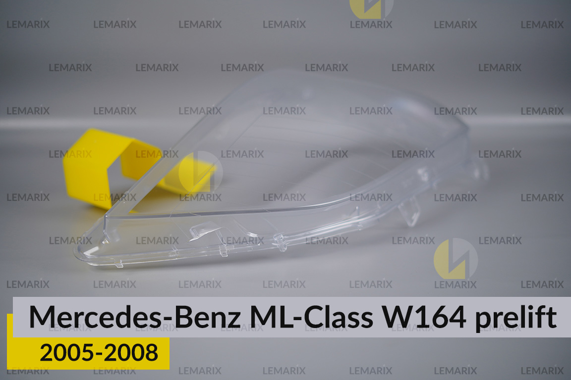 Стекло фары Mercedes-Benz ML-Class W164 (2005-2008) дорест правое