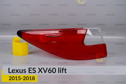 Скло заднього ліхтаря зовнішнє в крилі Lexus ES XV60 (2015-2018) рест ліве