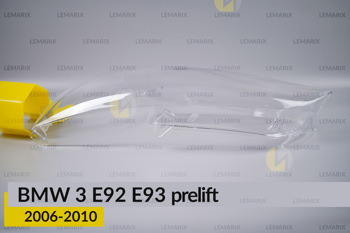 Стекло фары BMW 3 E92 E93 (2006-2010) дорест левое