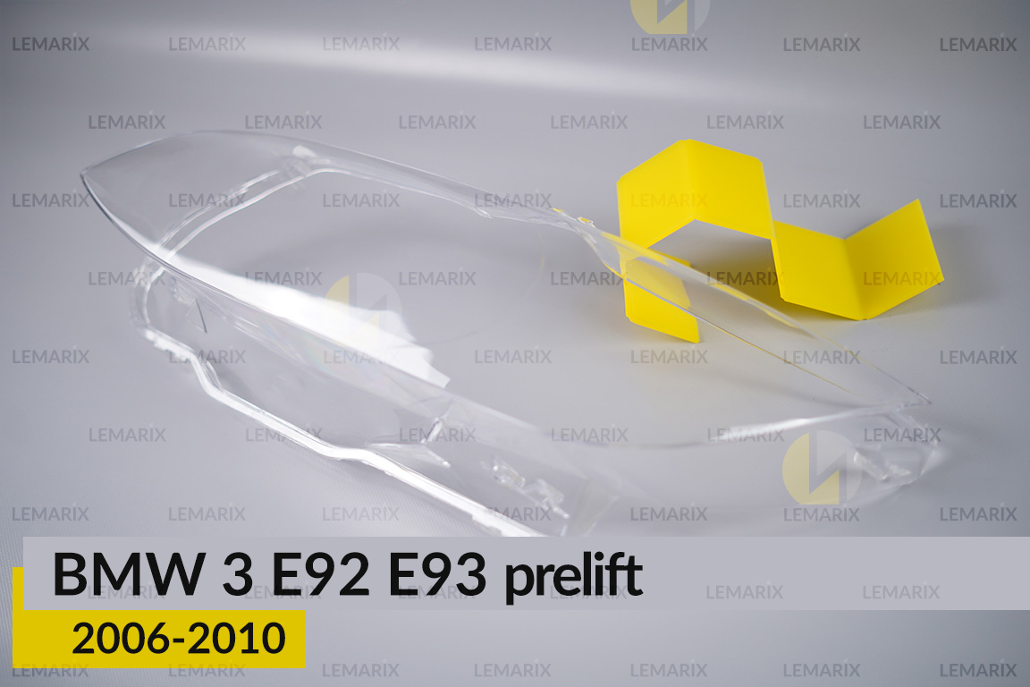 Стекло фары BMW 3 E92 E93 (2006-2010) дорест левое
