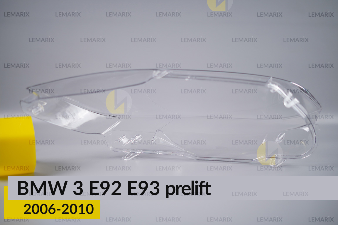 Стекло фары BMW 3 E92 E93 (2006-2010) дорест левое