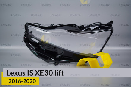 Скло фари Lexus IS XE30 (2016-2020) рест ліве