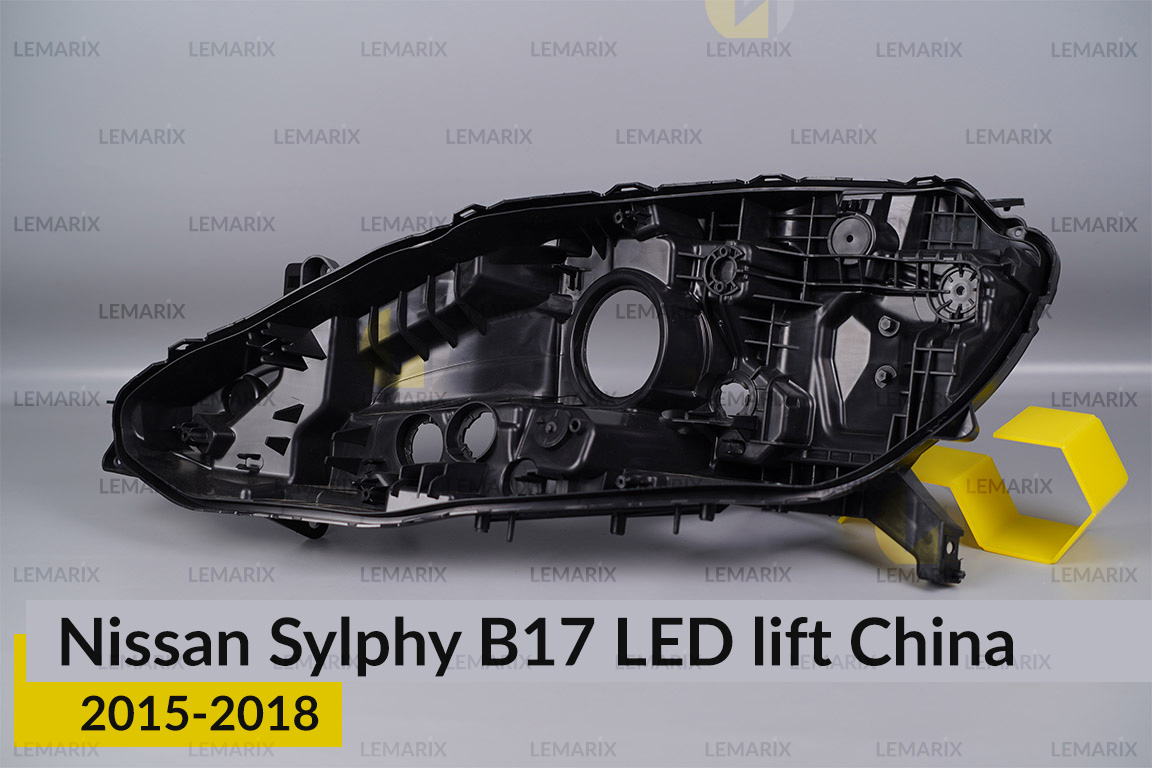 Корпус фары Nissan Sylphy B17 LED China (2015-2018) рест левый