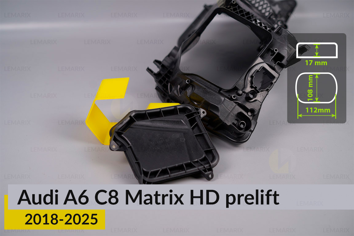 Крышка колпак заглушка фары Audi A6 C8 Matrix HD (2018-2025) дорест боковая правая