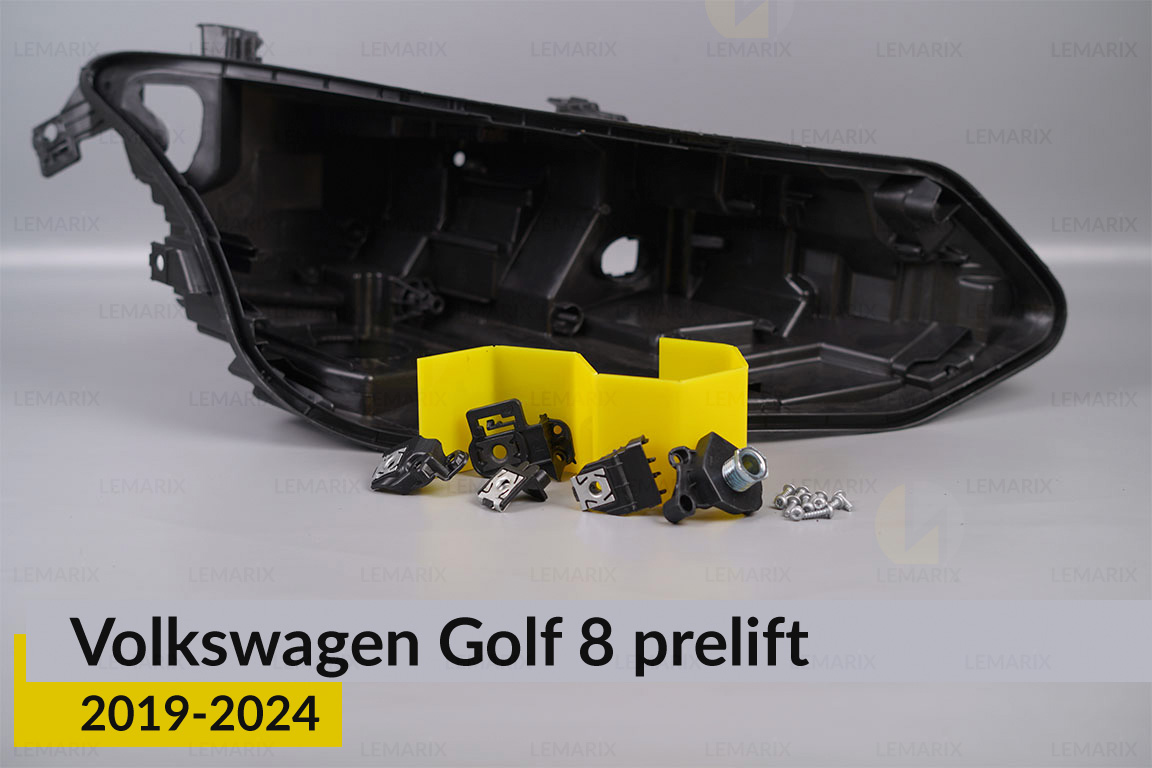 Ремкомплект кріплення корпуса фар VW Volkswagen Golf 8 (2019-2024) дорест правий – 5 од.