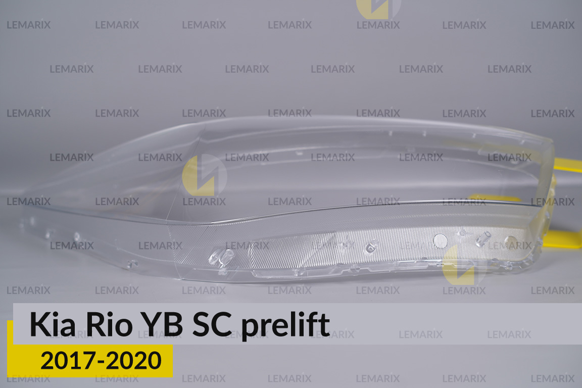 Стекло фары Kia Rio YB SC (2017-2020) дорест правое