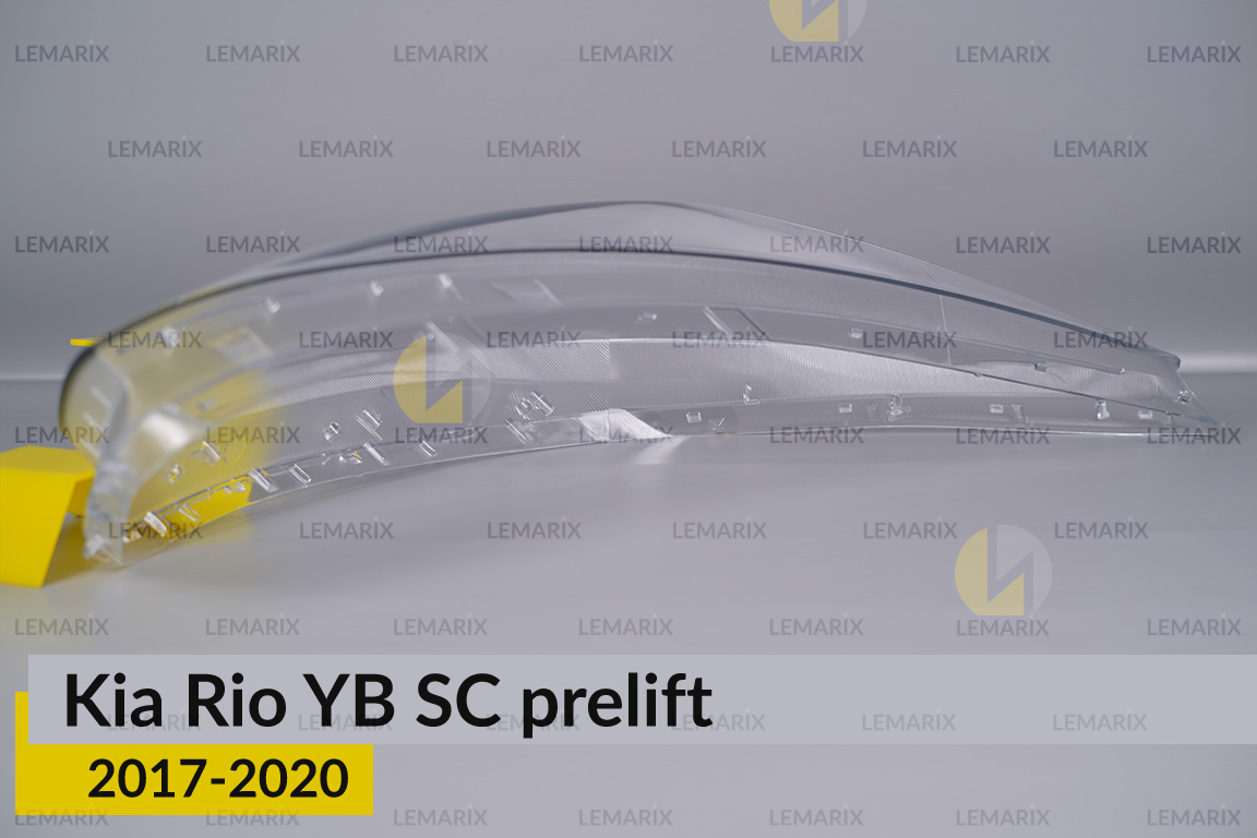 Стекло фары Kia Rio YB SC (2017-2020) дорест правое