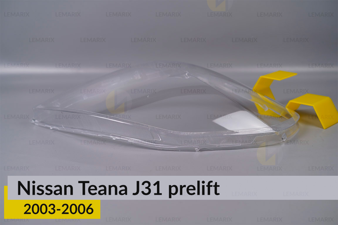 Стекло фары Nissan Teana J31 (2003-2006) дорест правое