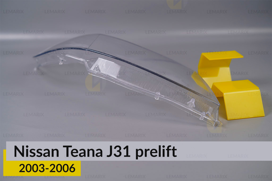 Стекло фары Nissan Teana J31 (2003-2006) дорест правое