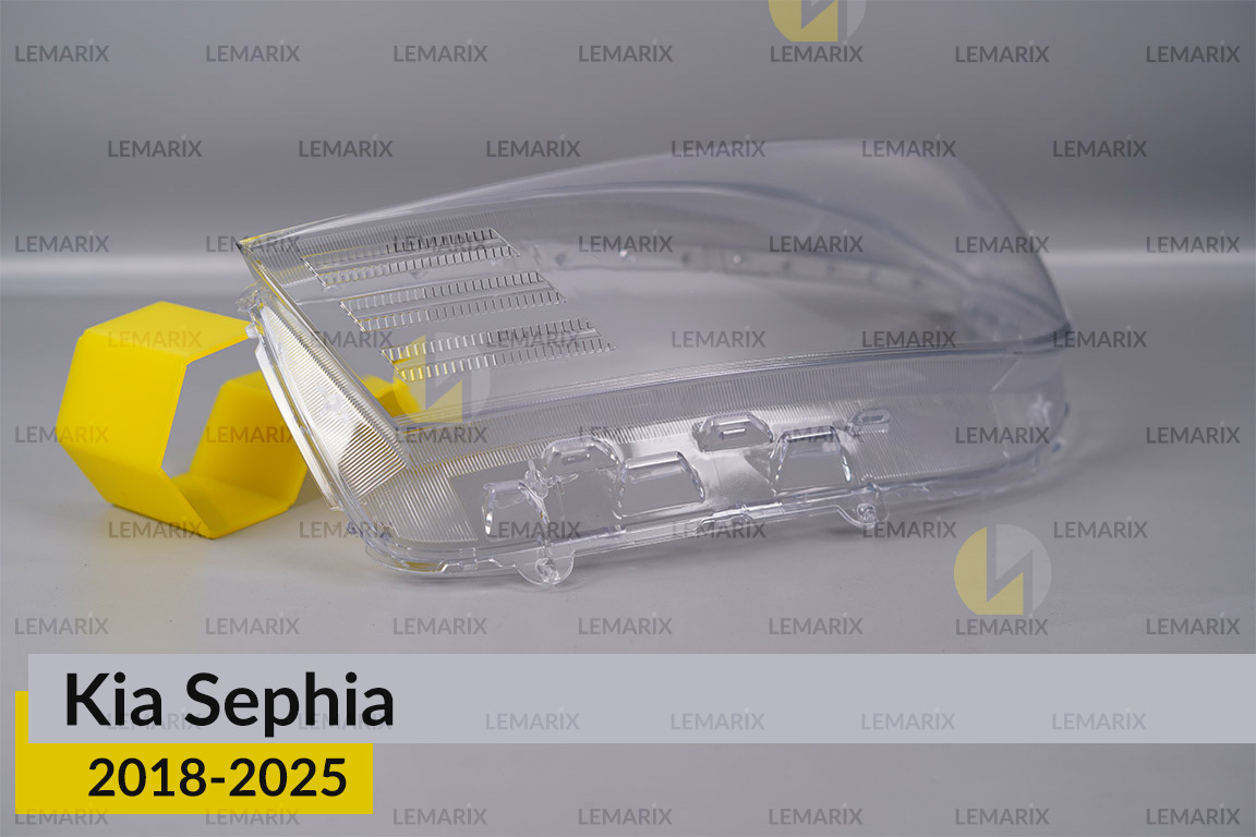 Стекло фары Kia Sephia (2018-2026) левое