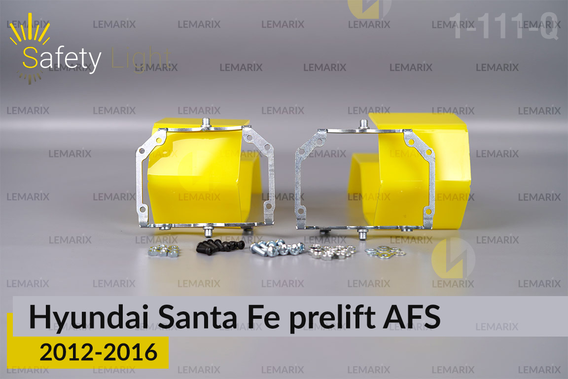 Переходная рамка для Hyundai Santa Fe AFS (2012-2016) дорест