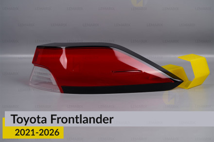 Скло заднього ліхтаря зовнішнє в крилі Toyota Frontlander (2021-2026) праве