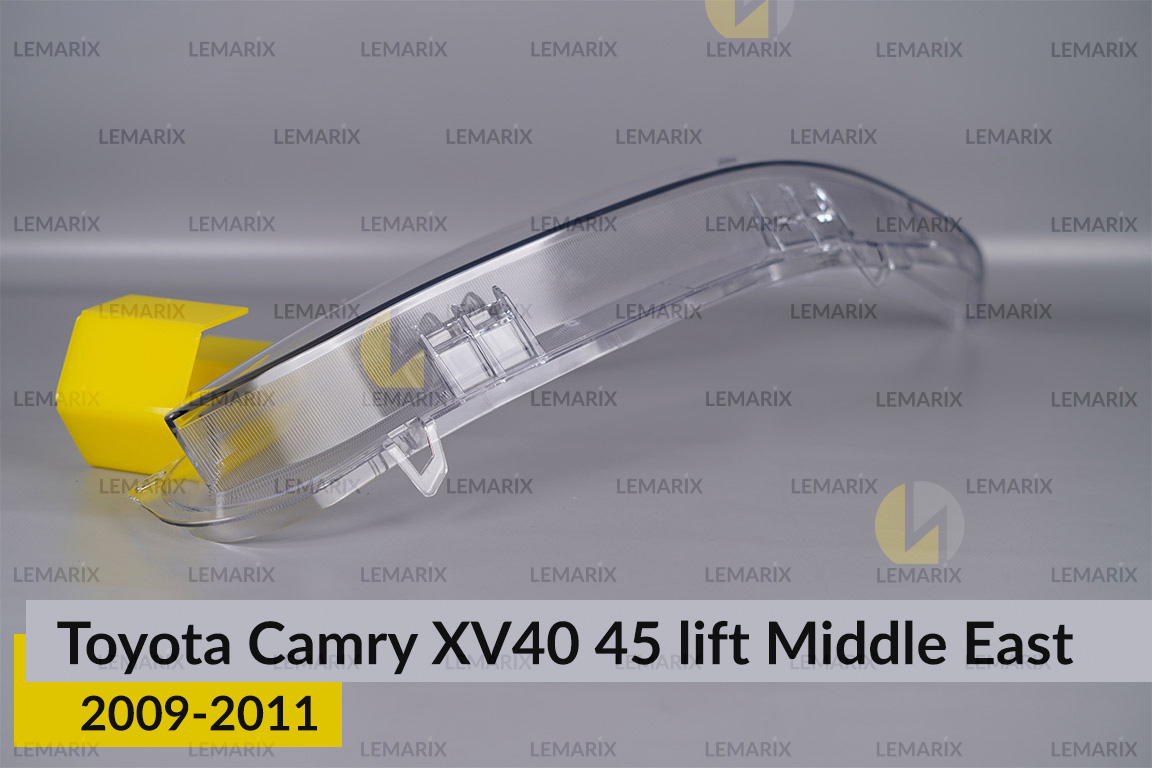 Скло фари Toyota Camry XV40 45 M. East (2009-2011) рест ліве