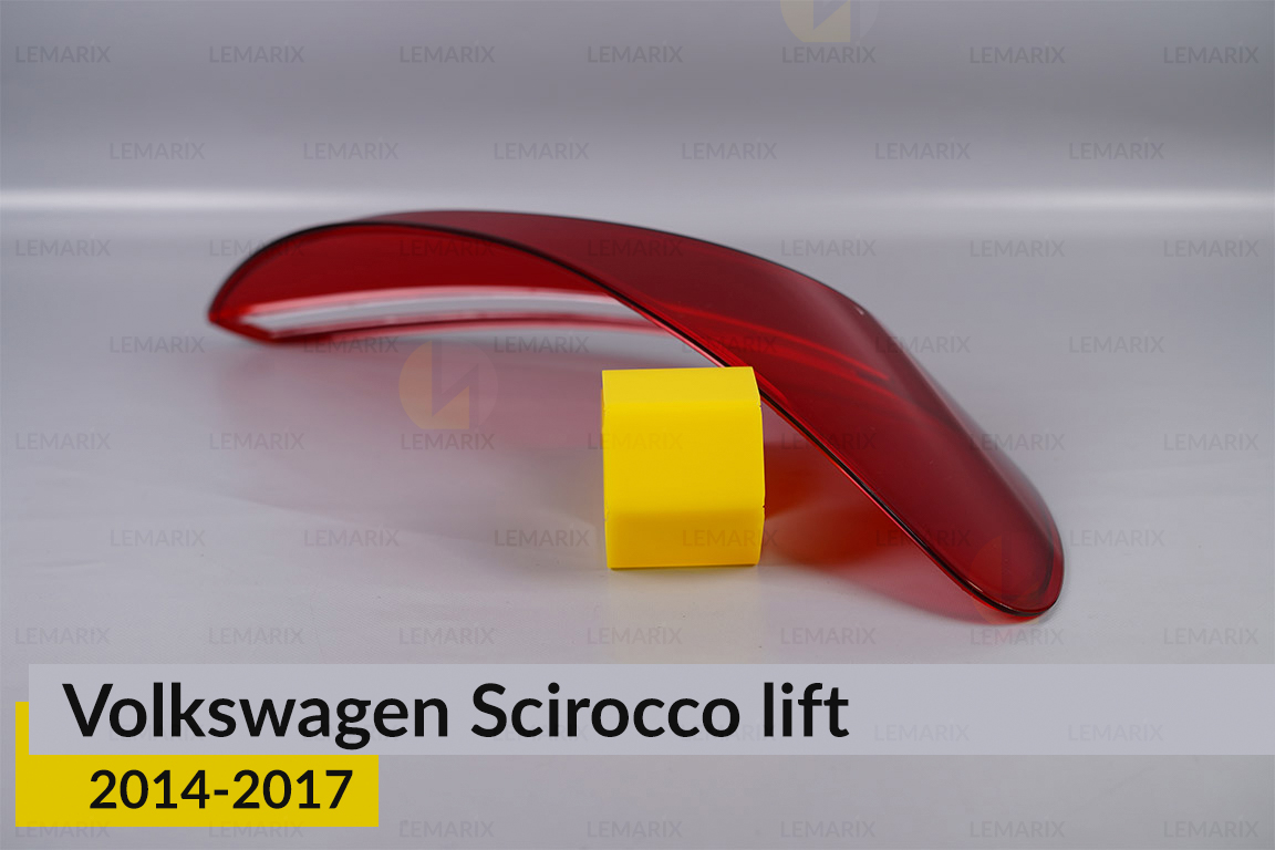 Скло заднього ліхтаря VW Volkswagen Scirocco (2014-2017) рест ліве