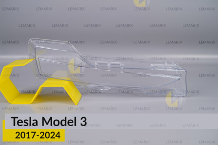 Скло протитуманної фари Tesla Model 3 (2017-2025) праве