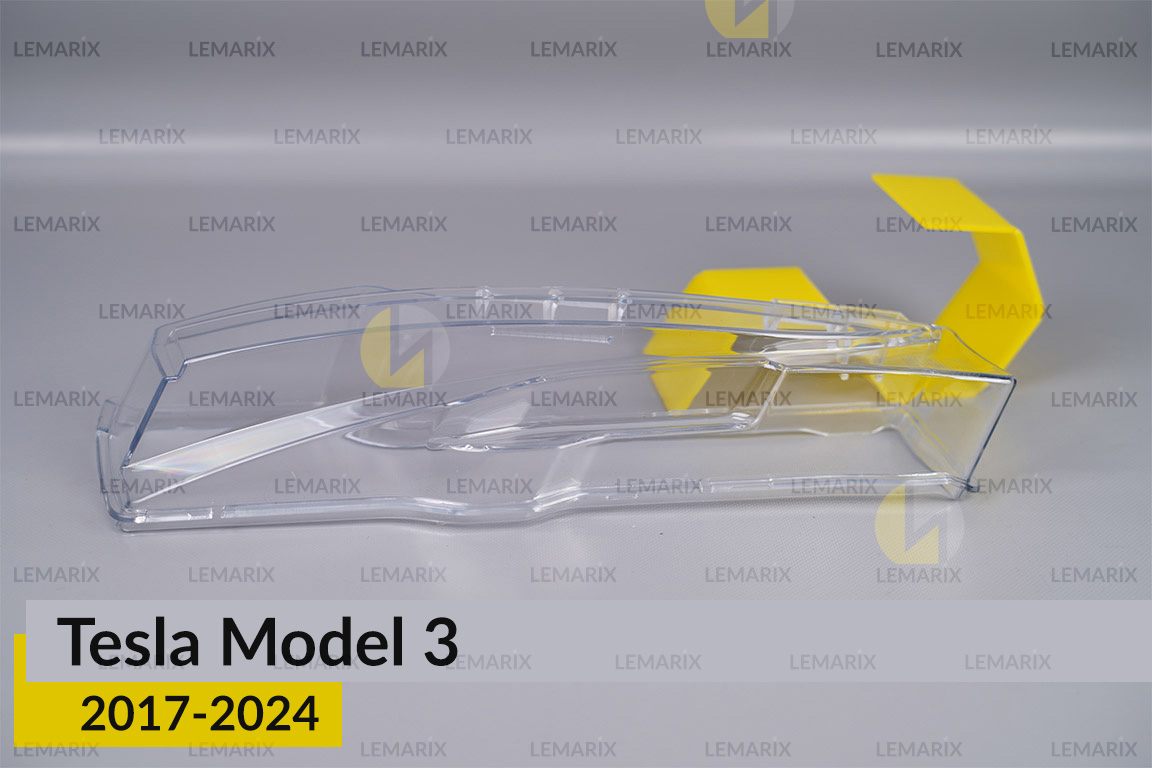 Стекло противотуманной фары Tesla Model 3 (2017-2025) правое