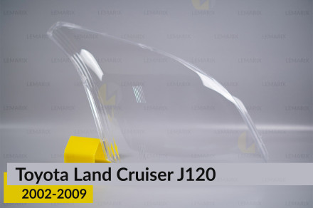 Скло фари Toyota Land Cruiser Prado J120 (2002-2009) праве