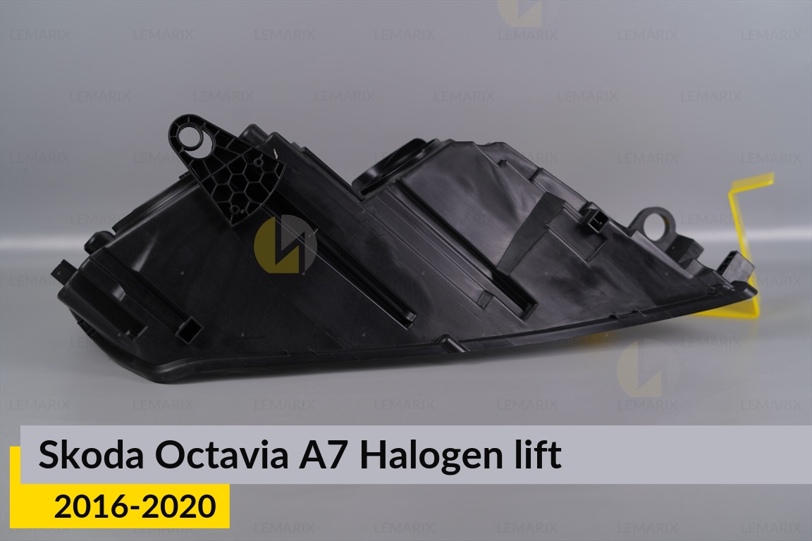 Корпус фары Skoda Octavia A7 Halogen (2016-2020) рест левый