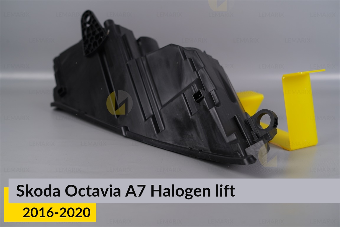 Корпус фары Skoda Octavia A7 Halogen (2016-2020) рест левый