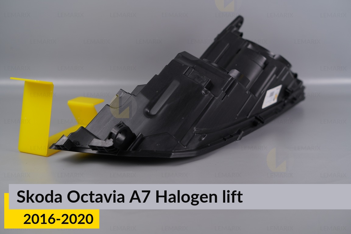 Корпус фары Skoda Octavia A7 Halogen (2016-2020) рест левый