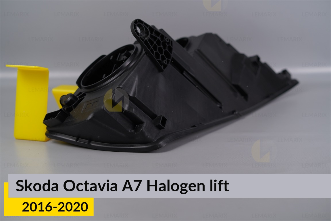Корпус фары Skoda Octavia A7 Halogen (2016-2020) рест левый