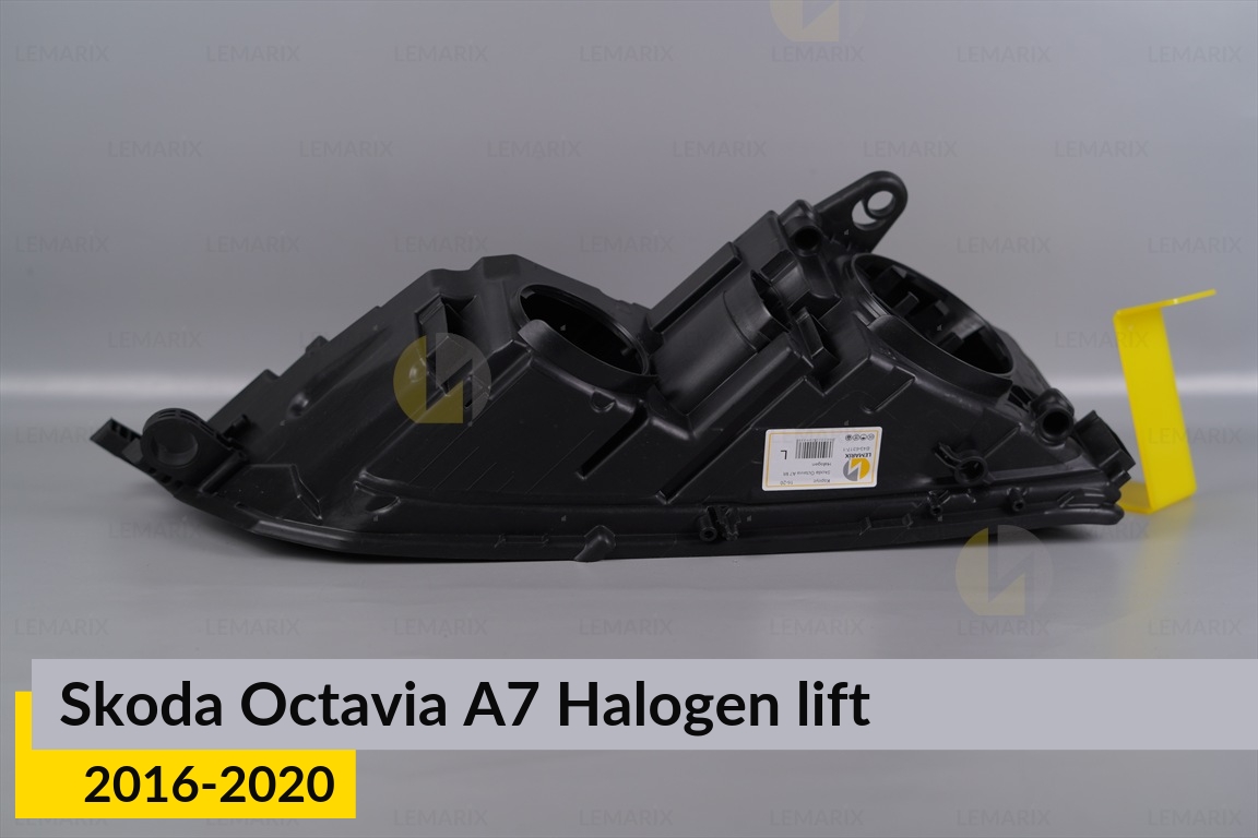 Корпус фары Skoda Octavia A7 Halogen (2016-2020) рест левый