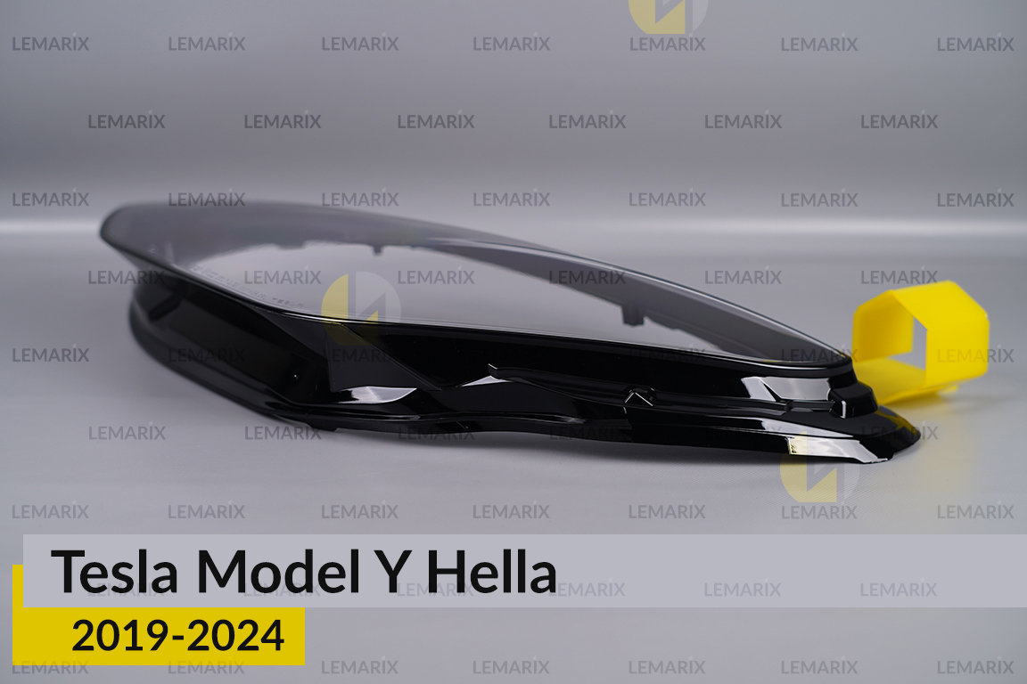 Скло фари Tesla Model Y Hella (2019-2023) ліве