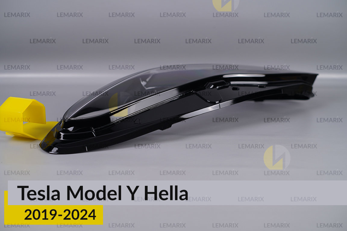 Скло фари Tesla Model Y Hella (2019-2023) ліве