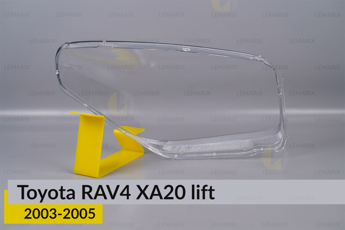 Стекло фары Toyota RAV4 XA20 (2003-2005) рест левое