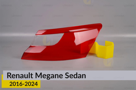 Скло заднього ліхтаря зовнішнє в крилі Renault Megane Sedan (2016-2024) праве