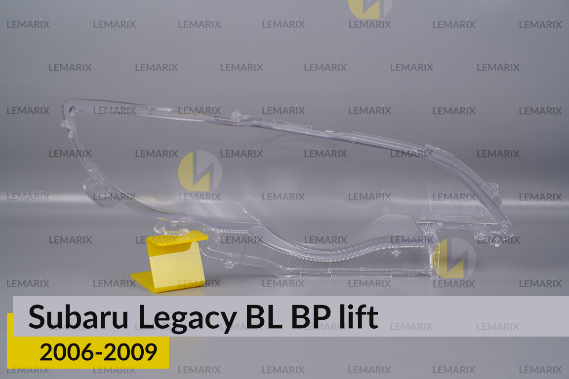 Скло фари Subaru Legacy BL BP (2006-2009) рест під омивач ліве