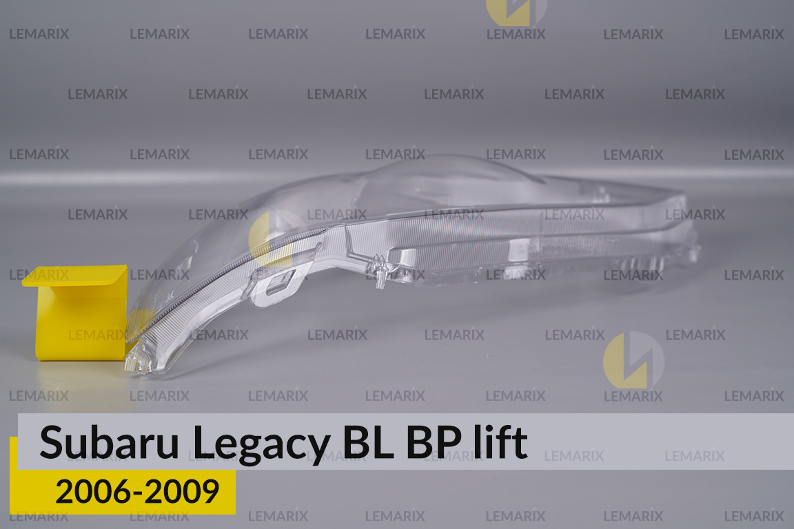 Скло фари Subaru Legacy BL BP (2006-2009) рест під омивач ліве
