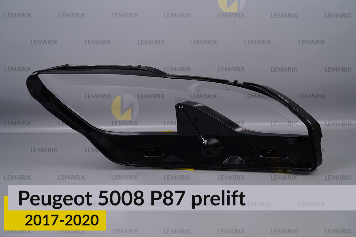 Стекло фары Peugeot 5008 P87 LED (2017-2020) дорест левое