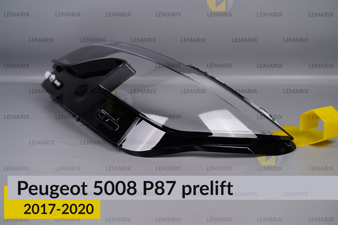 Стекло фары Peugeot 5008 P87 LED (2017-2020) дорест левое