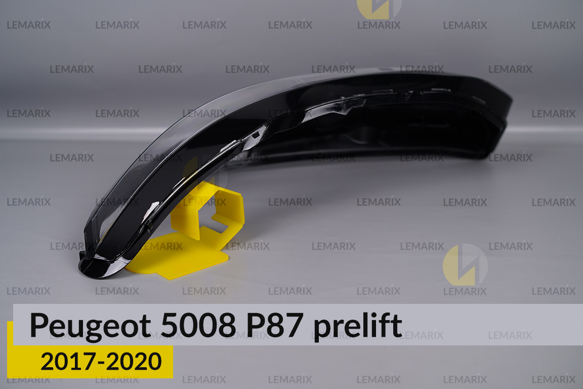 Стекло фары Peugeot 5008 P87 LED (2017-2020) дорест левое