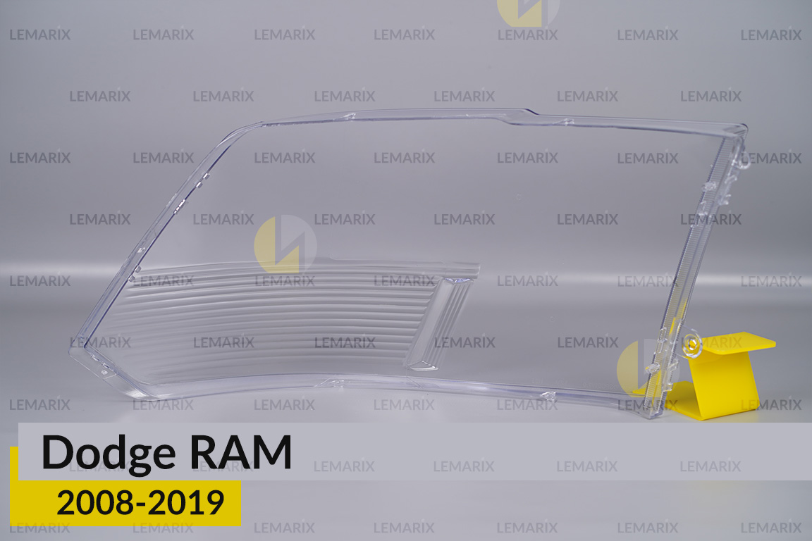 Стекло фары Dodge RAM (2008-2019) левое