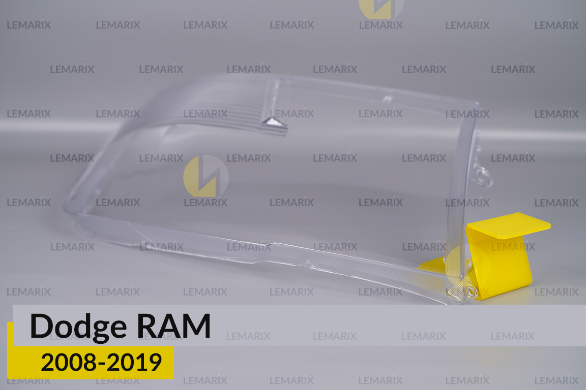 Стекло фары Dodge RAM (2008-2019) левое