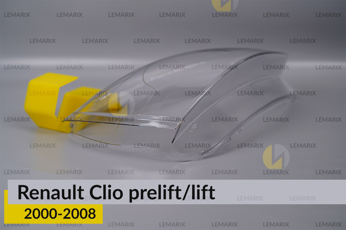 Стекло фары Renault Clio (2000-2008) дорест/рест правое