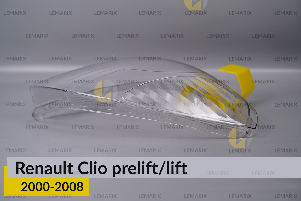 Стекло фары Renault Clio (2000-2008) дорест/рест правое