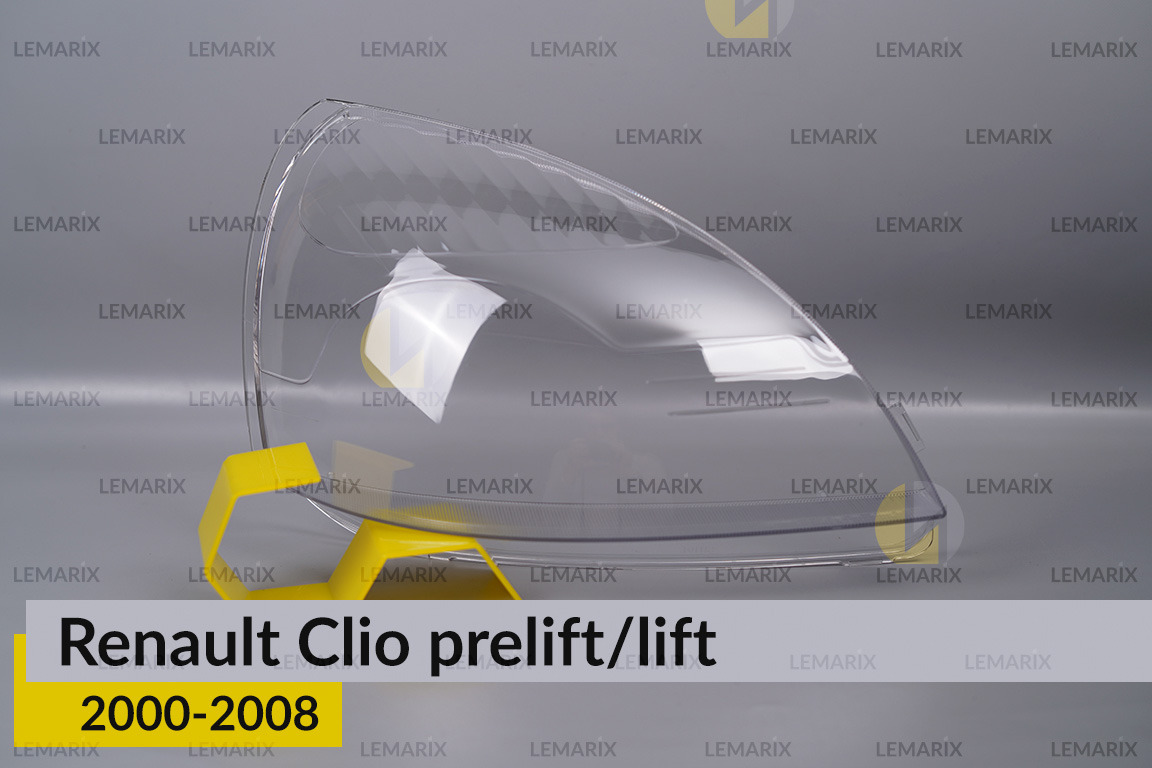 Стекло фары Renault Clio (2000-2008) дорест/рест правое