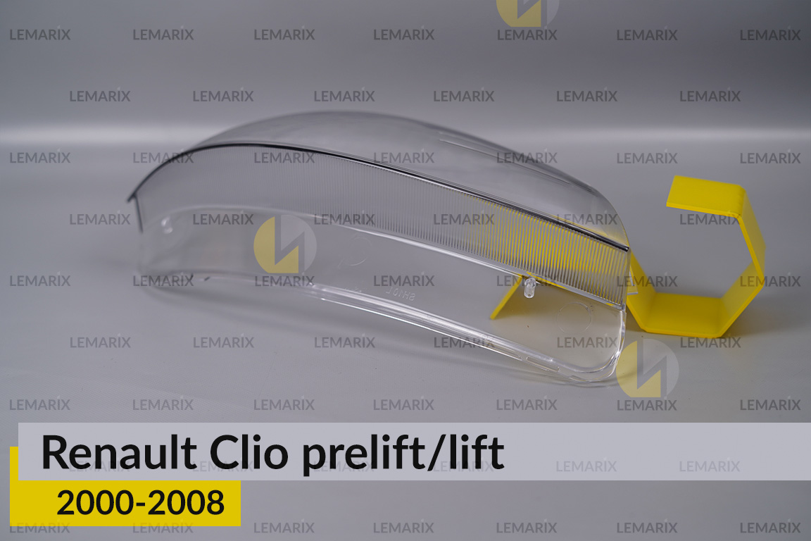 Скло фари Renault Clio (2000-2008) дорест/рест праве