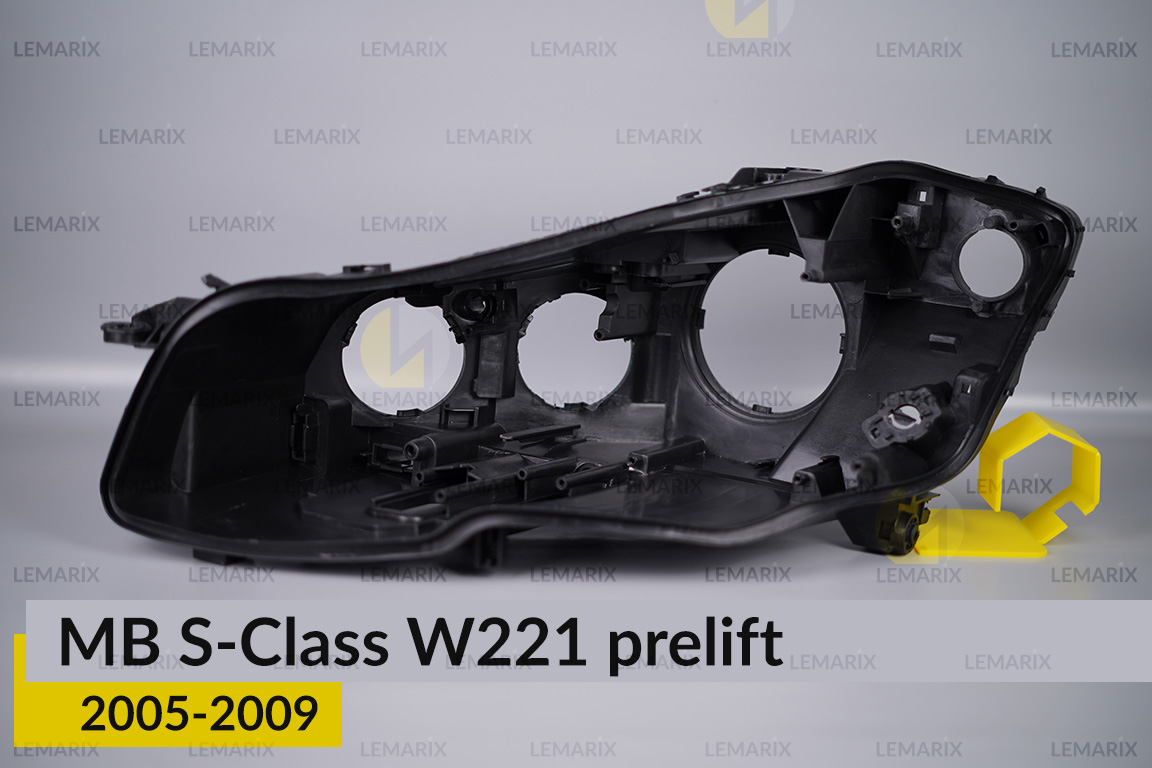 Корпус фары Mercedes-Benz S-Class W221 (2005-2009) дорест левый